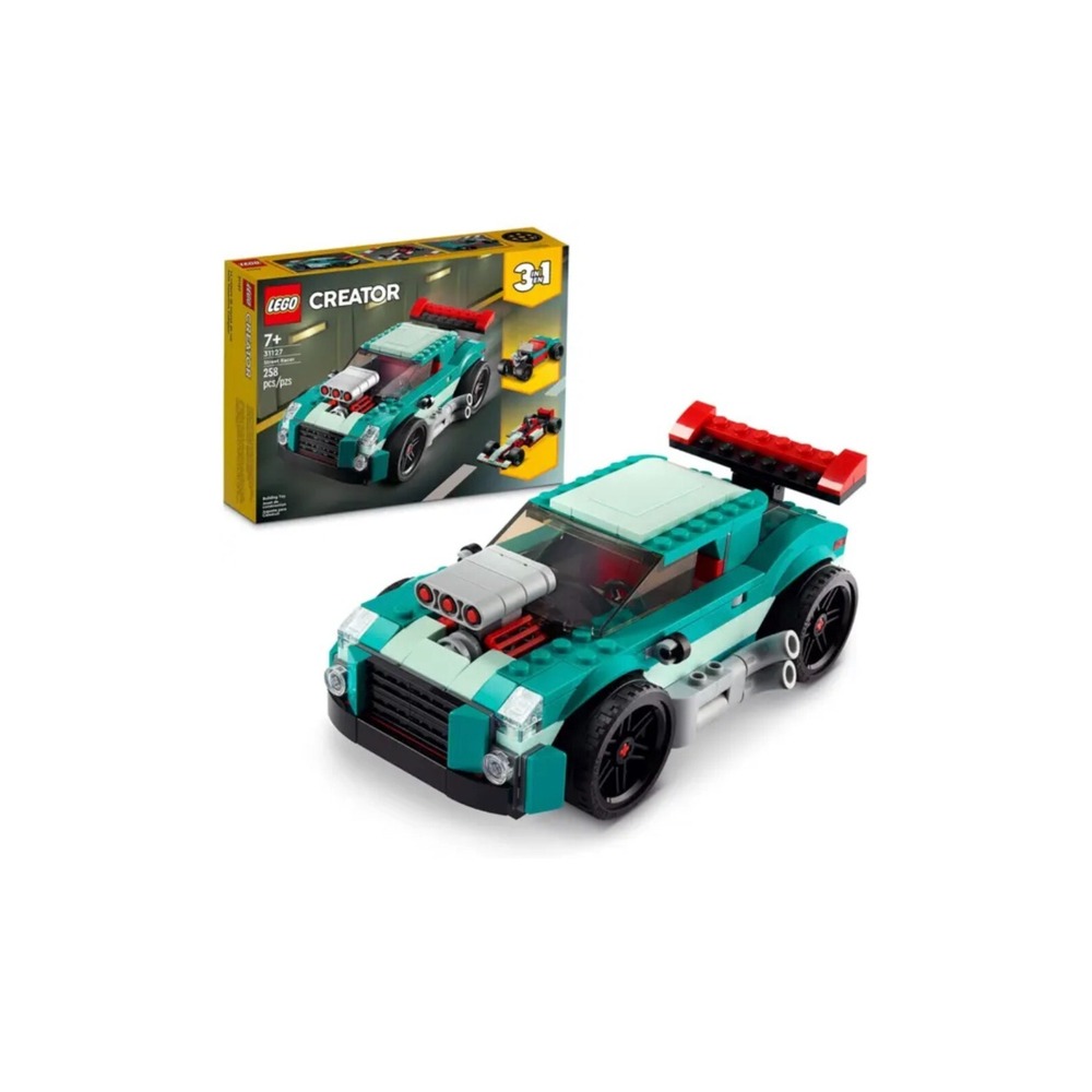 Lego Creator Street Racer 3in1 #31127 Ages 7+ 258 Pieces NEW